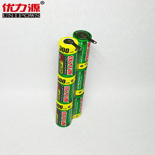 优力源7.2V 2/3AA电池组 900MAH 玩具镍氢电池组 双柱组合引焊片