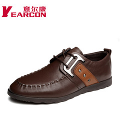 ER Kang genuine leather 2014 new suede leather strap men's shoes fashion casual shoes men's shoes