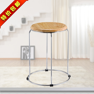 顺雅时尚金属圆子塑料餐桌高木面椅子胶换鞋小凳广东江浙沪包邮
