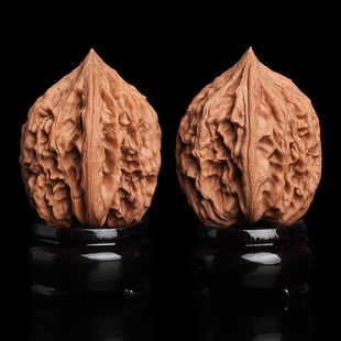 涞水文玩鸡心麻核桃把玩古玩狮子头手把件四座楼官帽虎头王勇