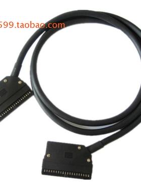 40P两头MIL连接器数据线40芯PLC连接线X210-4两头与牛角对插C4002