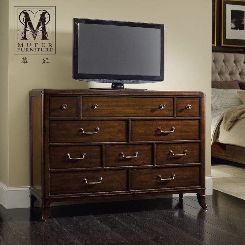 Fei Mu High-end customized furniture American style dresser Neoclassical European style bedroom TV cabinet solid wood Side cabinet PA01in the Residential furniture , Cabinet , TV cabinet  category - from Buy2taobao.com to provide professional Taobao agent buy service