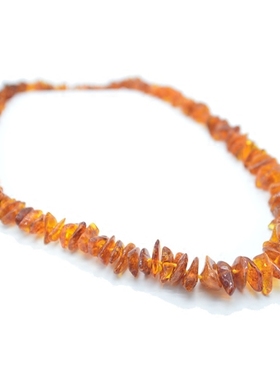 手工天然琥珀项链