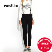 Westlink/West fall 2015 new removable elastic suspenders student Aaron strap women's trousers