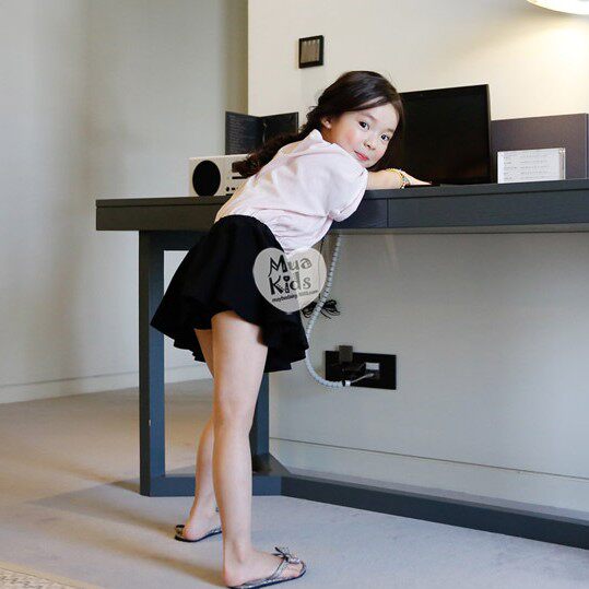 Jupe fillette en coton - Ref 2051307 Image 1