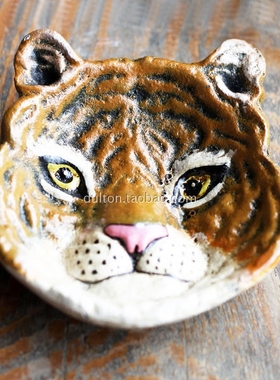 铸铁烟灰碟动物人物彩绘碟钥匙碟