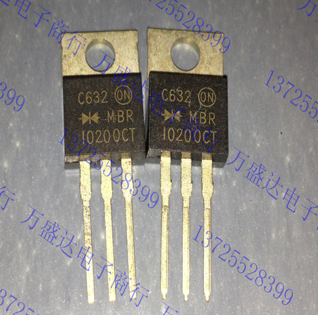 全新 MBR10200CT 10A 200V TO-220