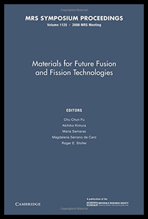 【预售】Materials for Future Fusion and Fission Technolog