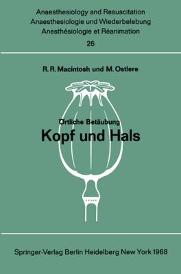 【预订】Ortliche Betaubung: Kopf Und Hals