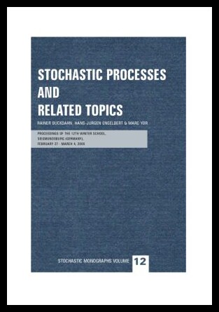 【预售】Stochastic Processes and Related Topics