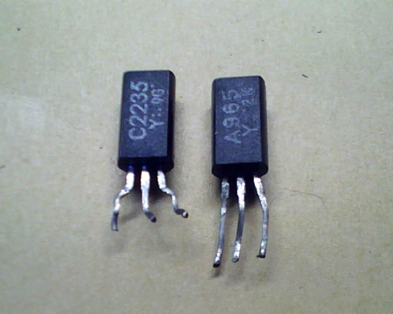 进口拆机音响专用小功率配对管2SC2235,2SA965（c2235，a965）