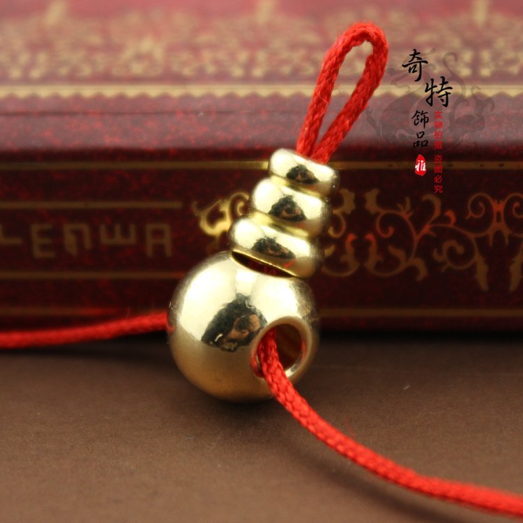 尼泊尔黄铜饰品配件 藏式纯铜三通佛头 佛珠108颗法器配件