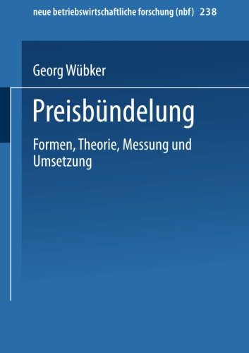 【预售】Preisbundelung: Formen, Theorie, Messung Und U...