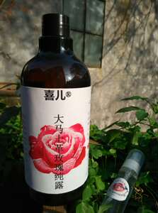 大马士革玫瑰纯露白皙补水收毛孔  喜儿天然花水500ml