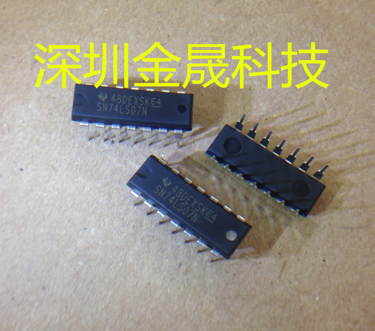 SN74LS07N TI DIP-14 25只/管起售货源稳定 长期现货