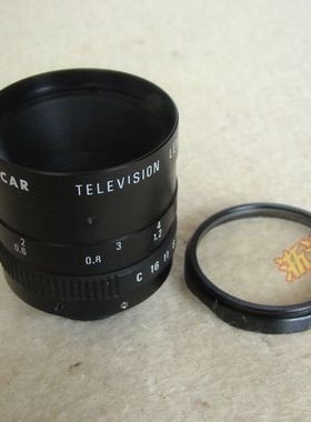 日本进口摄像镜头COSMICAR TELEVISION LENS 25MM 1:1.8 工业镜头