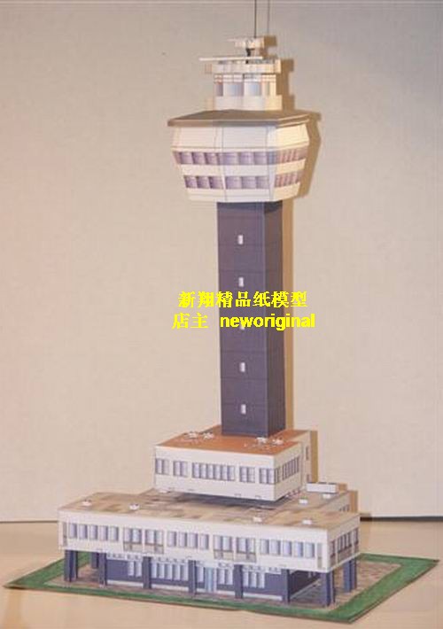 机场跑道 飞机场停机位 廊桥 航站楼1比144控制塔台沙盘场景模型