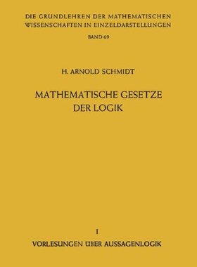 【预订】Mathematische Gesetze Der Logik I: V...