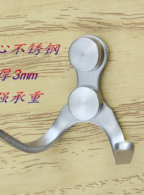 个性创意挂衣钩 壁挂金属门钩 无痕不锈钢单个门衣服挂钩 单钩