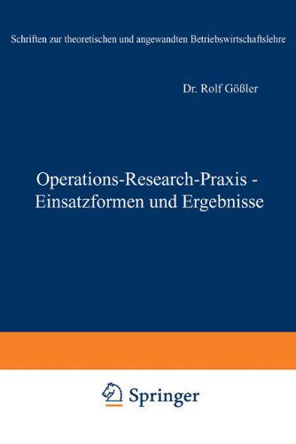 【预售】Operations-Research-Praxis Einsatzformen Und E...