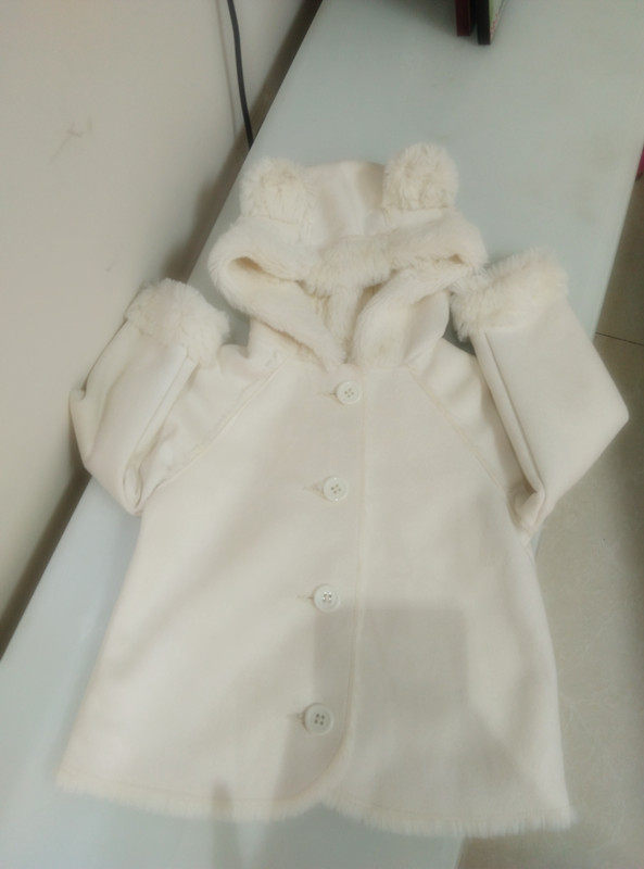 Manteau pour fille en fibre - Ref 2161664 Image 1
