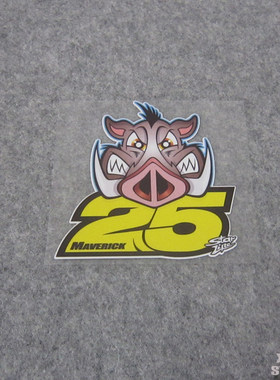 爱卡贴纸车手拉花25号logo头盔贴
