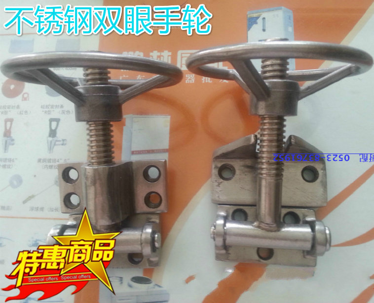 手轮蒸饭机专用铸铁手轮不锈钢手轮手环烘箱拉手铰链厨具配件图片