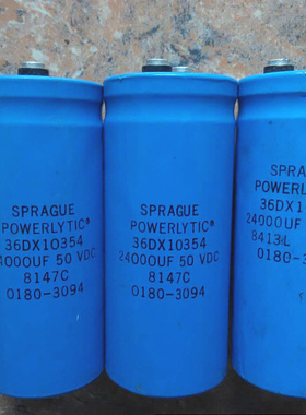拆机 思碧 SPRAGUE 36DX系列 50V 24000UF 螺丝脚发烧滤波电容
