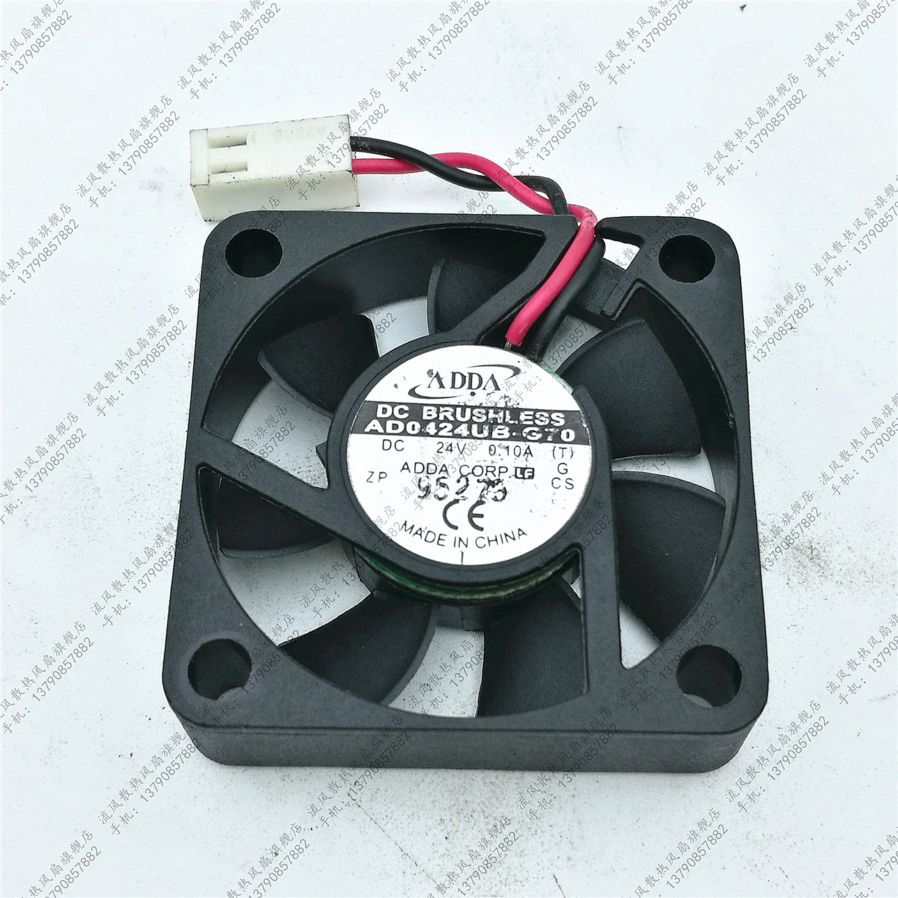 原装 ADDA AD0424UB-G70 4010 4CM 24V 0.10A 2线 双滚珠散热风扇