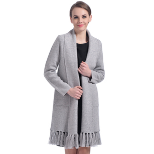 V201612 羊毛针织大衣 中长款 赛斯特秋冬女装