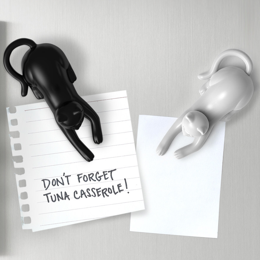 现货！美国正品 慵懒猫咪 四色冰箱贴 4只装