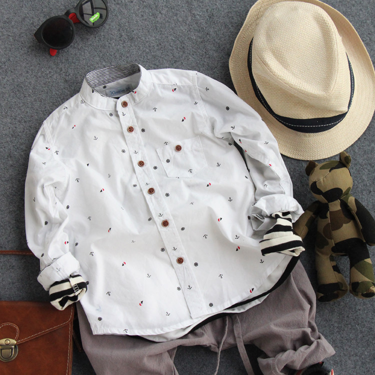 Chemise garcon à manche longue - Ref 2074376 Image 1