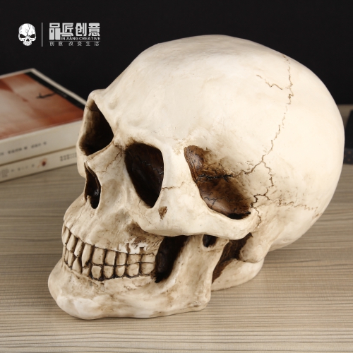 创意骷髅头大号存钱罐