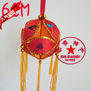 精品广西靖西绣球舞蹈纯手工绣球活动品壮族手工艺壮族6CM道具