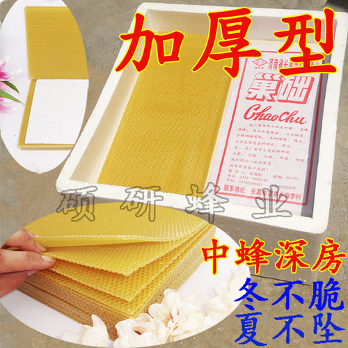 蜂具蜜蜂深房巢础 中蜂巢础 深房巢础 巢脾30张包邮 蜂箱蜂蜜瓶