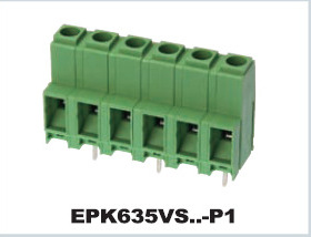 台湾町洋 PCB 螺钉线框直焊式接线端子EPK635VS-..P1