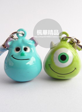 时尚可爱卡通铃铛DIY钥匙扣