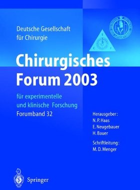 【预订】Chirurgisches Forum 2003 Fur Experim...