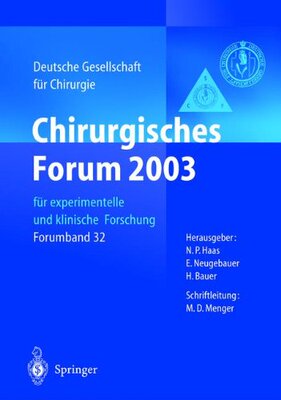 【预订】Chirurgisches Forum 2003 Fur Experim...