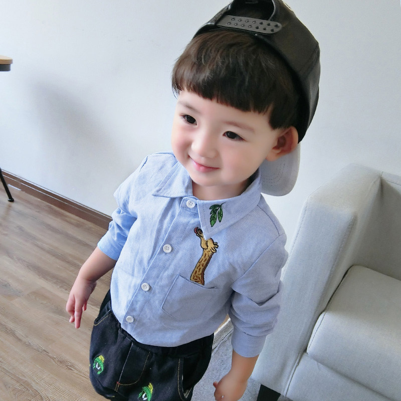 Chemise garcon à manche longue - Ref 2073283 Image 1