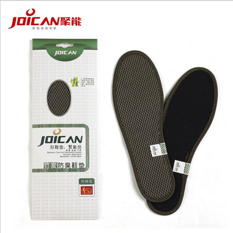 聚能除脚臭运动减震抗菌竹炭鞋垫图片