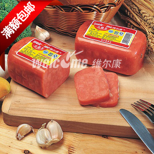济南维尔康火腿王西式火腿片午餐肉类即食品培根汉堡猪肉火腿零食