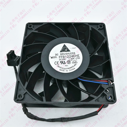 原装 FFB1224EHE 24V 1.5A 12038 12CM加压大风量 变频器风扇