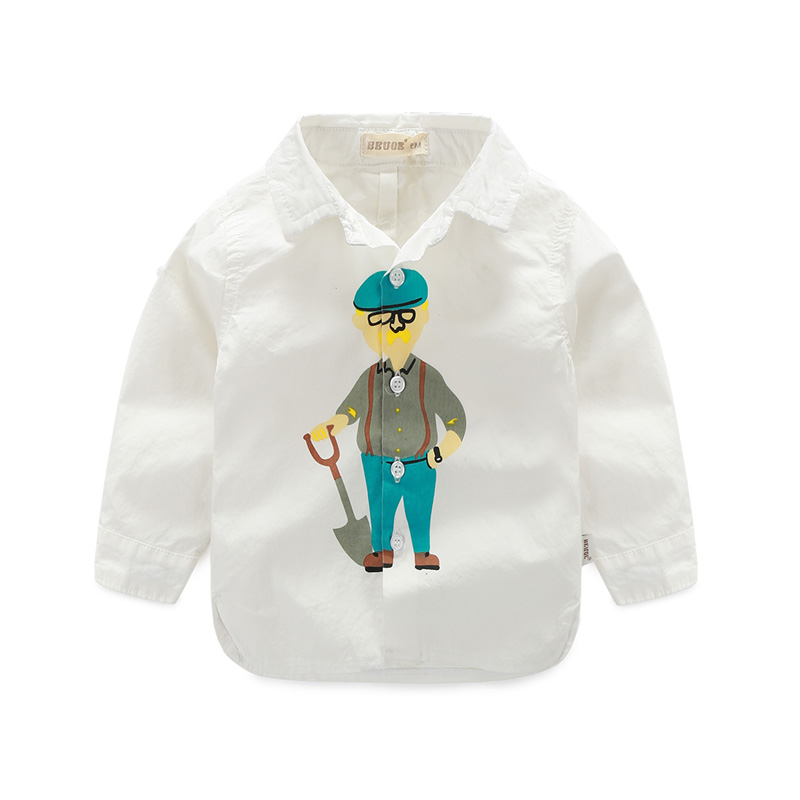 Chemise garcon BEUOE à manche longue - Ref 2074360 Image 1