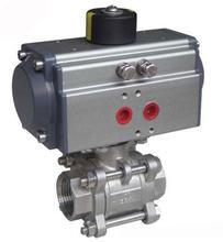 Q611F丝口气动球阀 三片式气动球阀 AT气动球阀 DN15