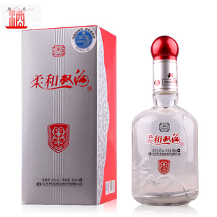 国产白酒 柔和双沟 （银）浓香型白酒42度450ml