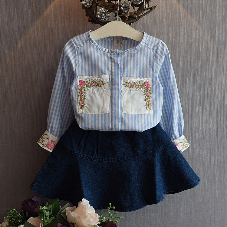 Chemise fille à manche longue - Ref 2084481 Image 1