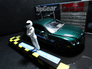 宾利欧陆GT 1：43 MINICHAMPS TOPGEAR模型 迷你切 supersports