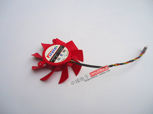 原装两针Firstd FD7015H12S 12V 0.43A 6.5CM 孔距3.9CM显卡风扇