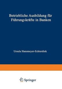 Ausbildung Betriebliche Fur Fuhrungskrafte Banken 预售